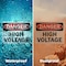 Signmission High Voltage Danger Sign, Vinyl Decal, 14in W x 10in L, 2PK OS-2PACK-DS-D-1014-L-19395 - alternate 6